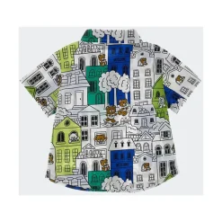 Allover Print Stretch Skjorte