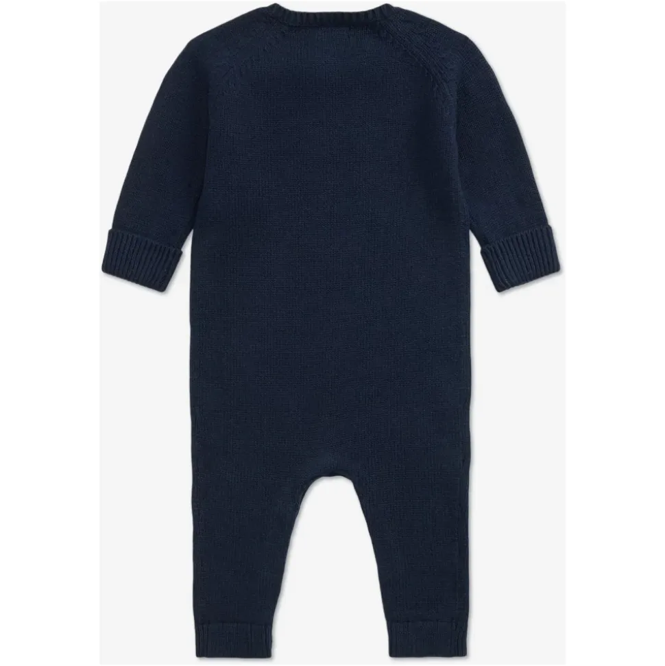 Baby Gutter USA Flag Romper i Marineblå