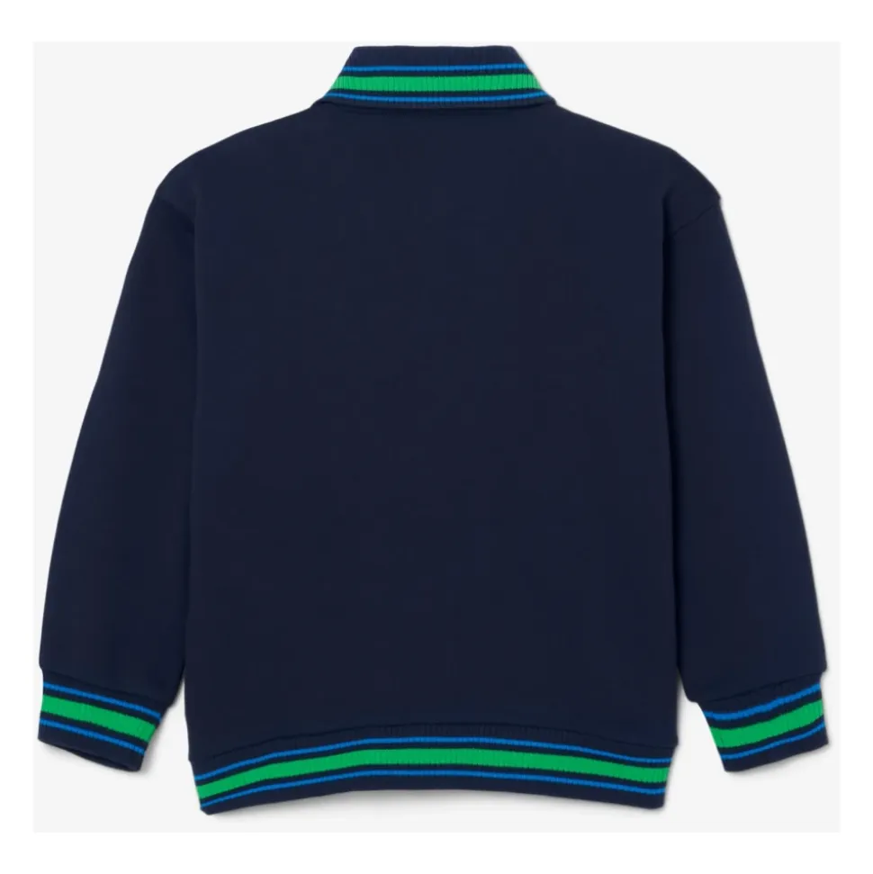 Barn Button-Down Fleece Jakke Navy