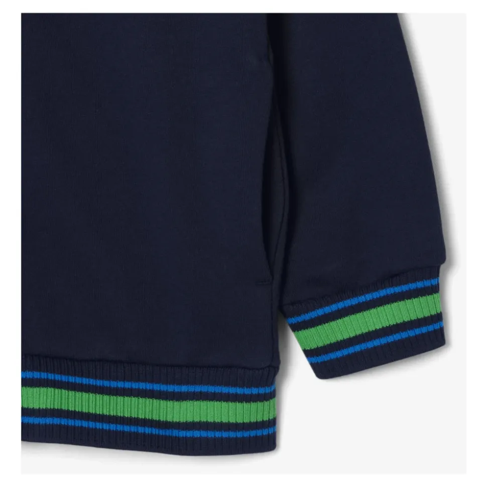 Barn Button-Down Fleece Jakke Navy