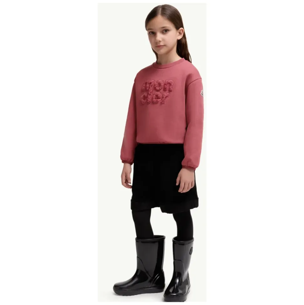 Barn Fuchsia Genser Teddy Logo