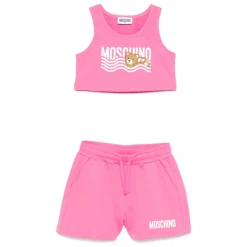 Barn Fuchsia Tank Top og Bermuda Shorts