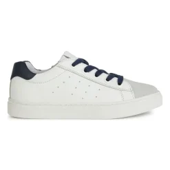 Barn Hvite Marineblå Sneakers