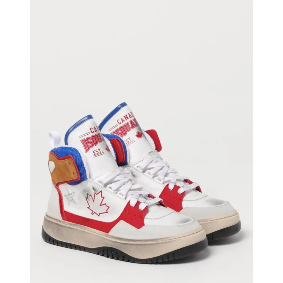 Barn Hvit HighTop Sneakers