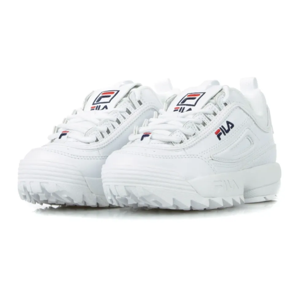 Barn Hvit Lav Sneaker