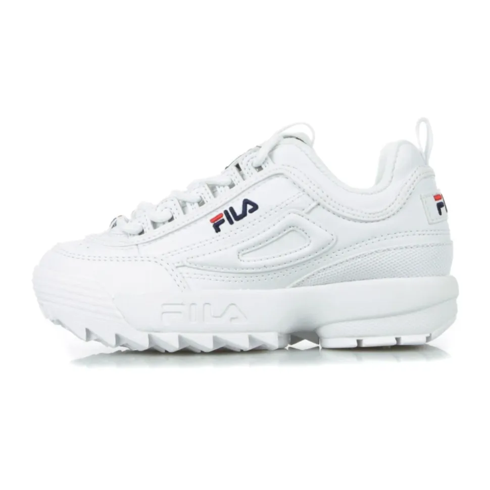 Barn Hvit Lav Sneaker