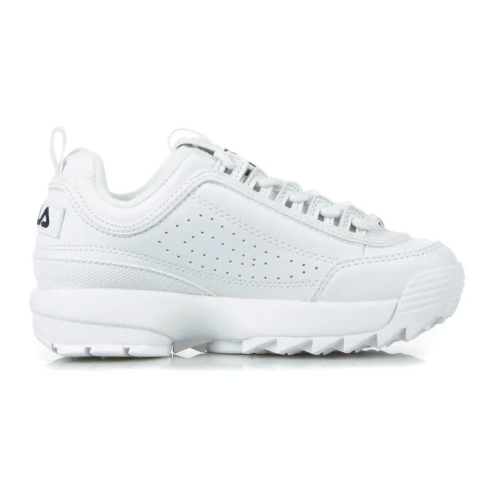 Barn Hvit Lav Sneaker