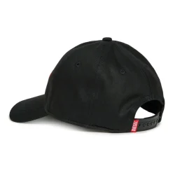 Baseballcaps i gabardin med kontrasterende etikett
