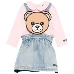 Bear Denim Skjørt Sett i Blå