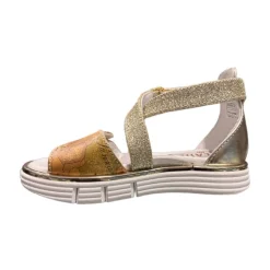 Beige Flate Sandaler for Barn