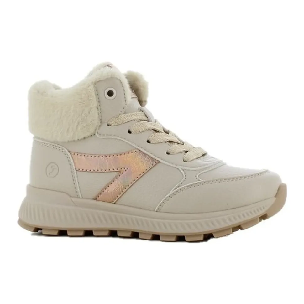 Beige High Top Jenter Støvler