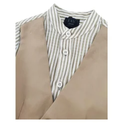Beige Nyfødt Gutt Skjorte