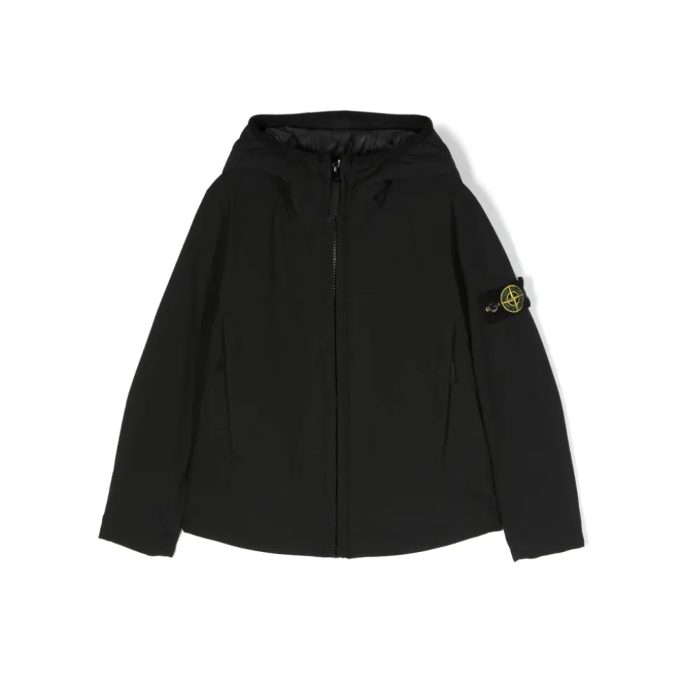 Black Compass Zip-Up Jakke