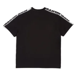 Black Logo Stripes T-Shirt