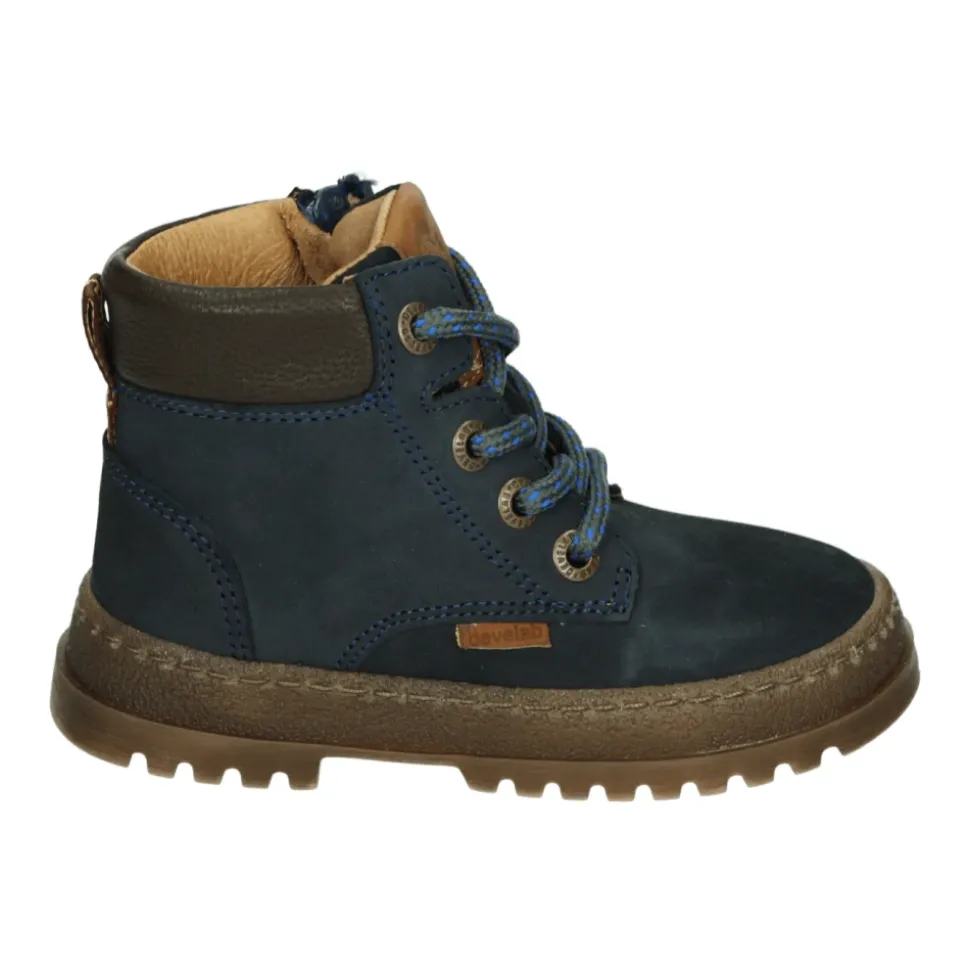 Blå Nubuck Gutt Sko