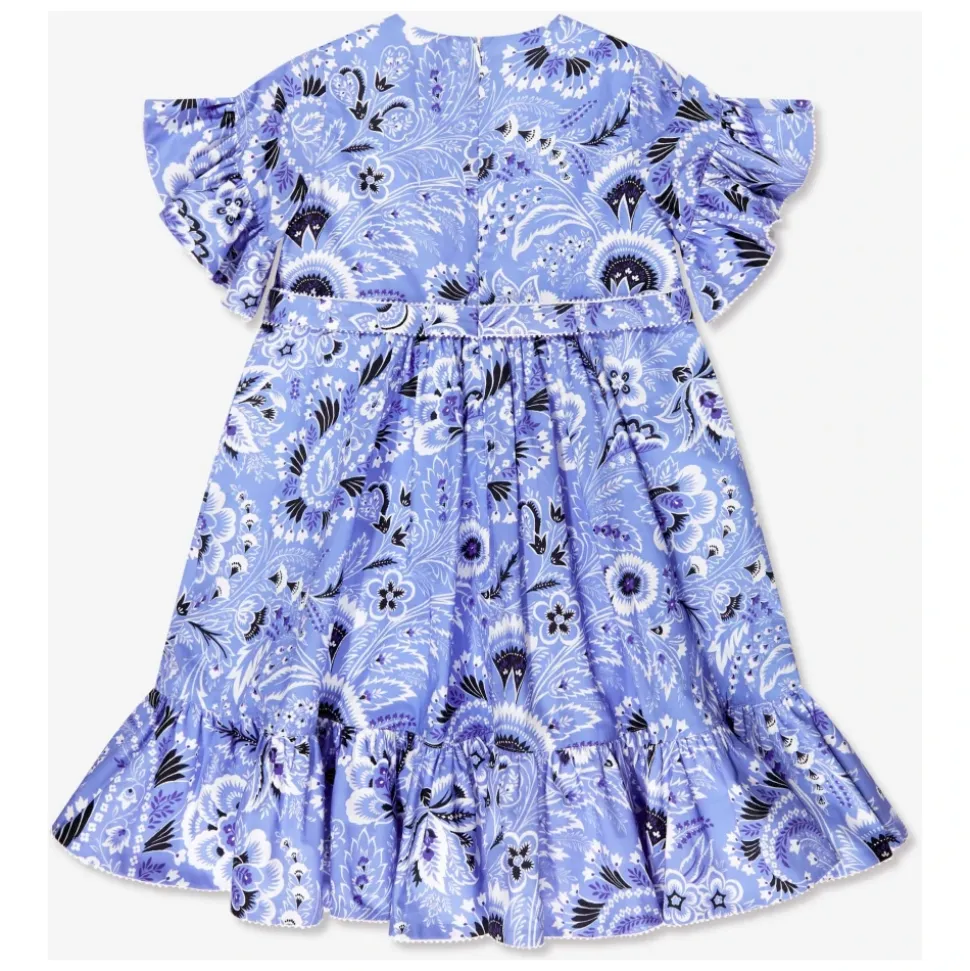 Blomstrete Paisley Kjole