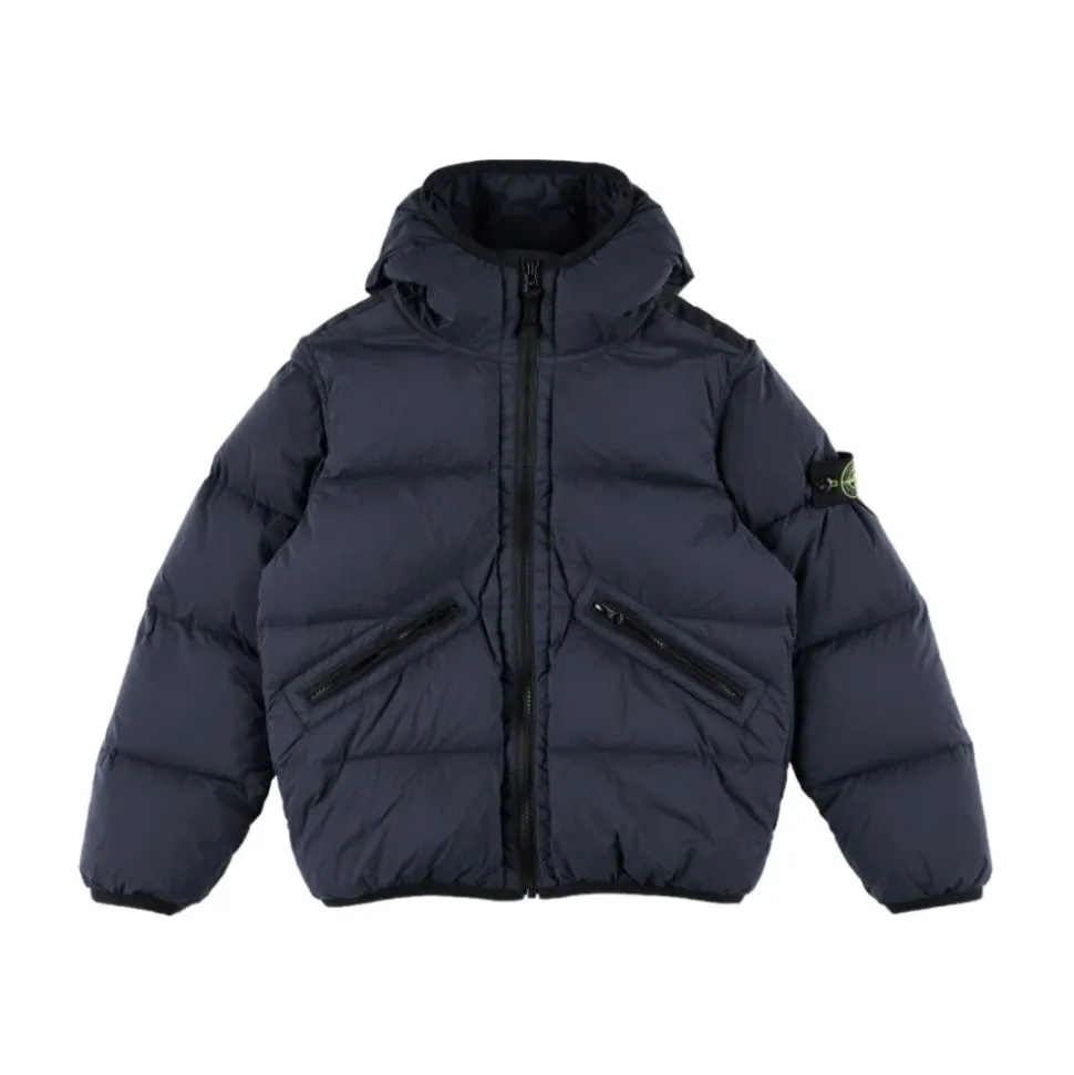Blå Parka for Gutter AW25