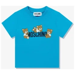 Blå Teddybjørn Logo Shortssett