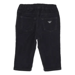 Blått Velvet Junior Bukser Ribbet Mønster