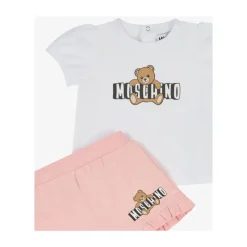 Bomullsjersey T-skjorte og shorts sett