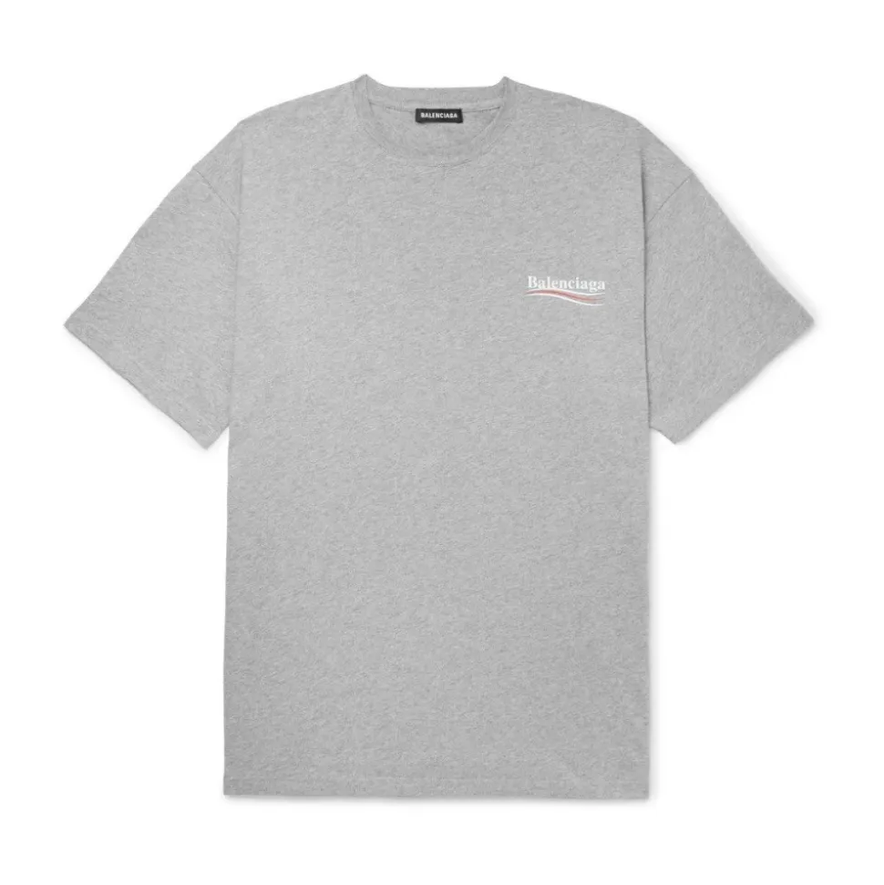 Bomulls-T-skjorte med brodert logo