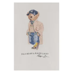 Bomull T-skjorte med Polo Bear-trykk