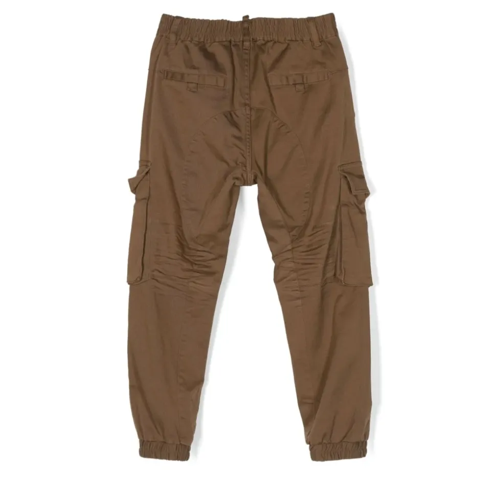 Brune Cargo Stretch Bukser