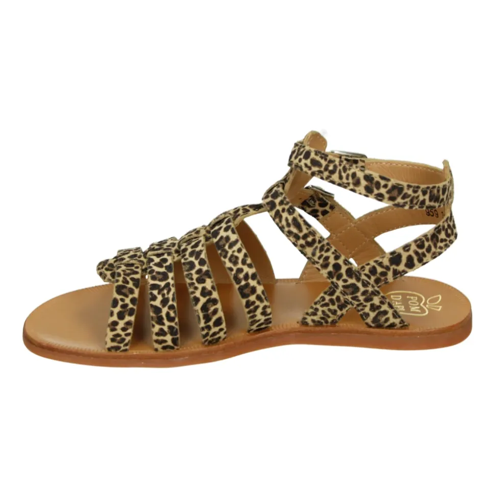 Brun Gladiator Sandaler