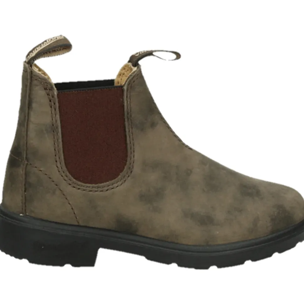 Brun Nubuck Gutt Sko