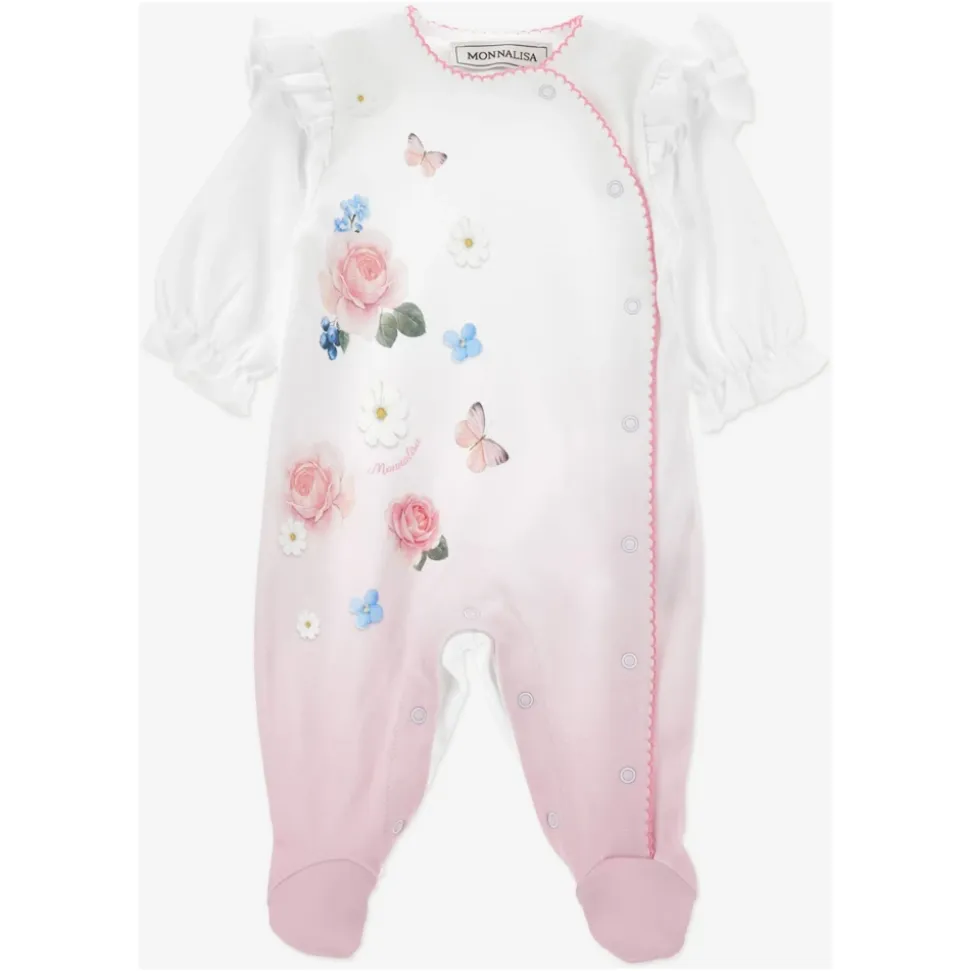 Butterflies and Flowers Babygrow Sett