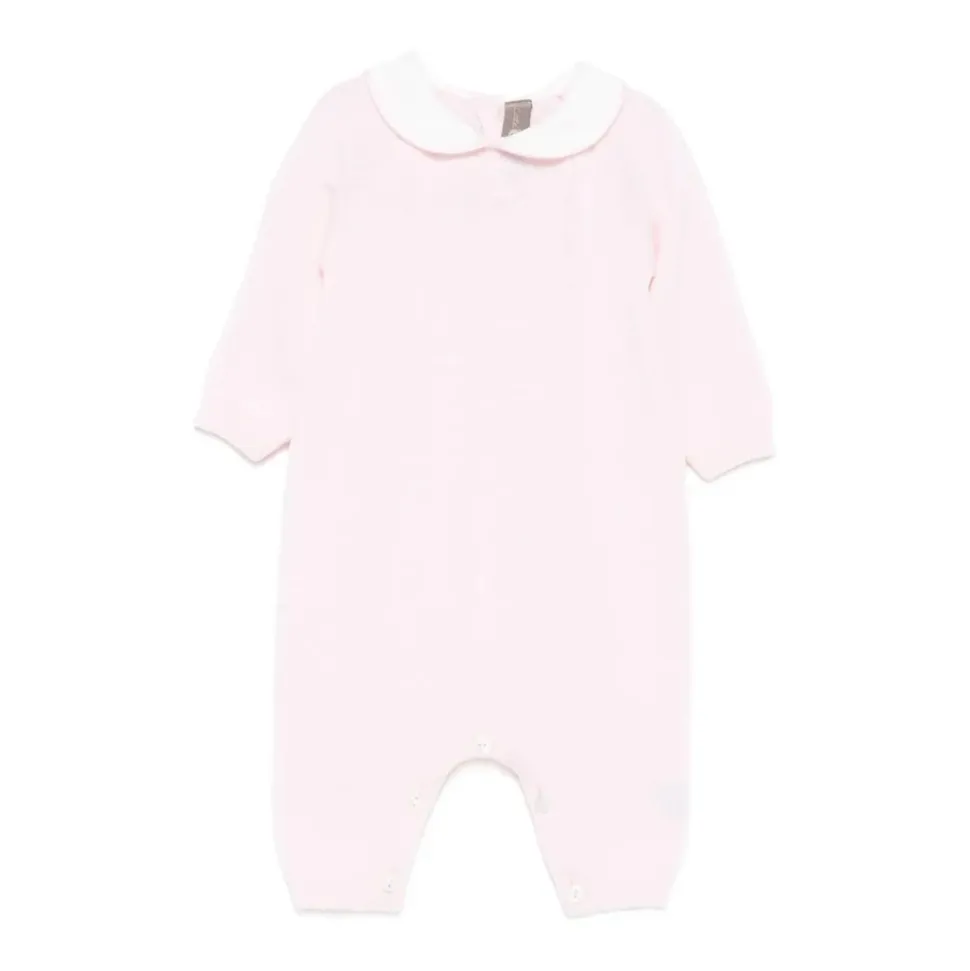 Cable-knit Cotton Romper