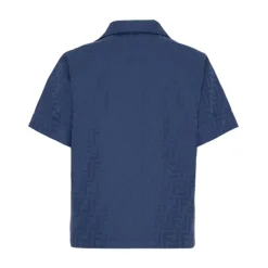 Camicia a maniche corte con motivo logo