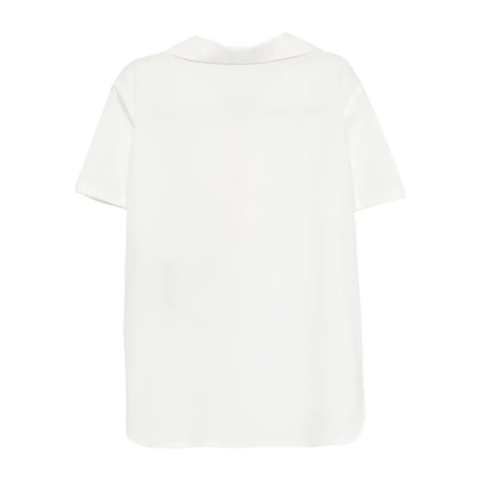 Camicia con bottoni e colletto mezza manica