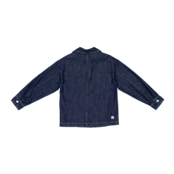 Camicia Denim con Tasca Applicata sul Petto