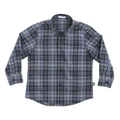 Camicia in cotone e lyocell check