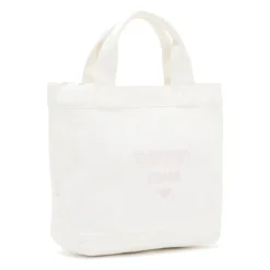 Canvas Shopper Bag med Logobroderi