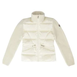 Cardigan med vattert frontpanel