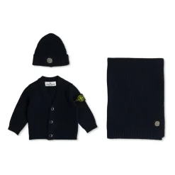 Cardigan, Skjerf og Hatt Sett