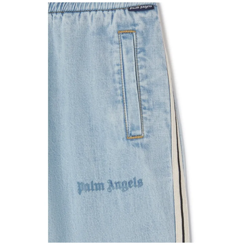 Chambray Track Pants