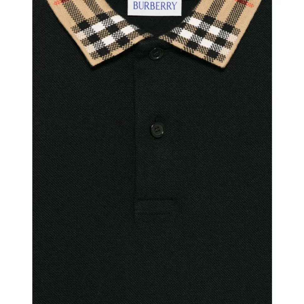 Check Collar Polo Short Sleeve T-Shirt