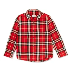 Check Cotton Flannel Shirt