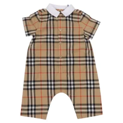 Check Cotton Playsuit