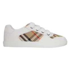 Check Cotton Sneakers
