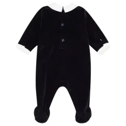 Chenille Romper med Logobroderi