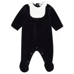 Chenille Romper med Logobroderi