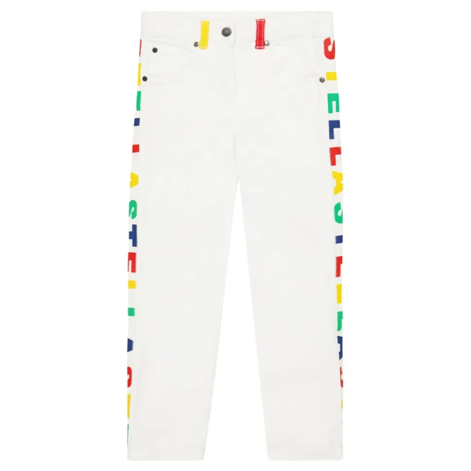Color Block Denim Jeans