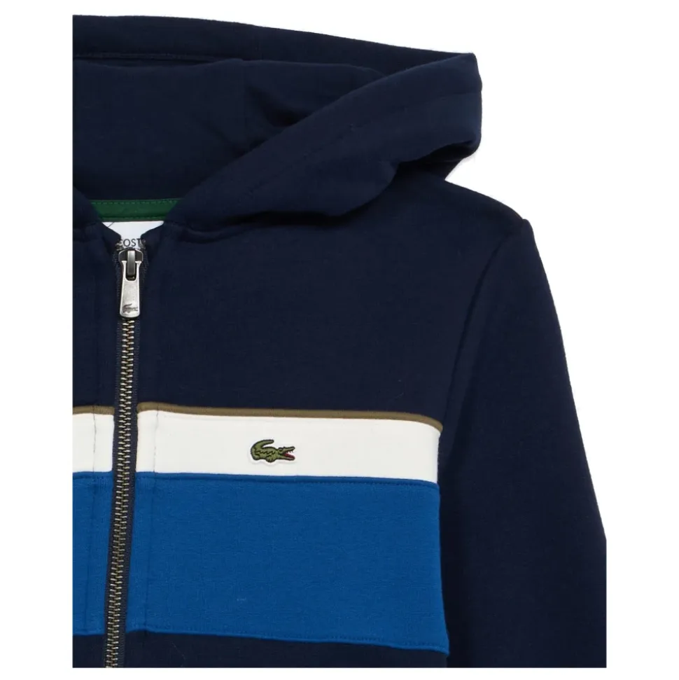 Colour-block Full-Zip Hoodie