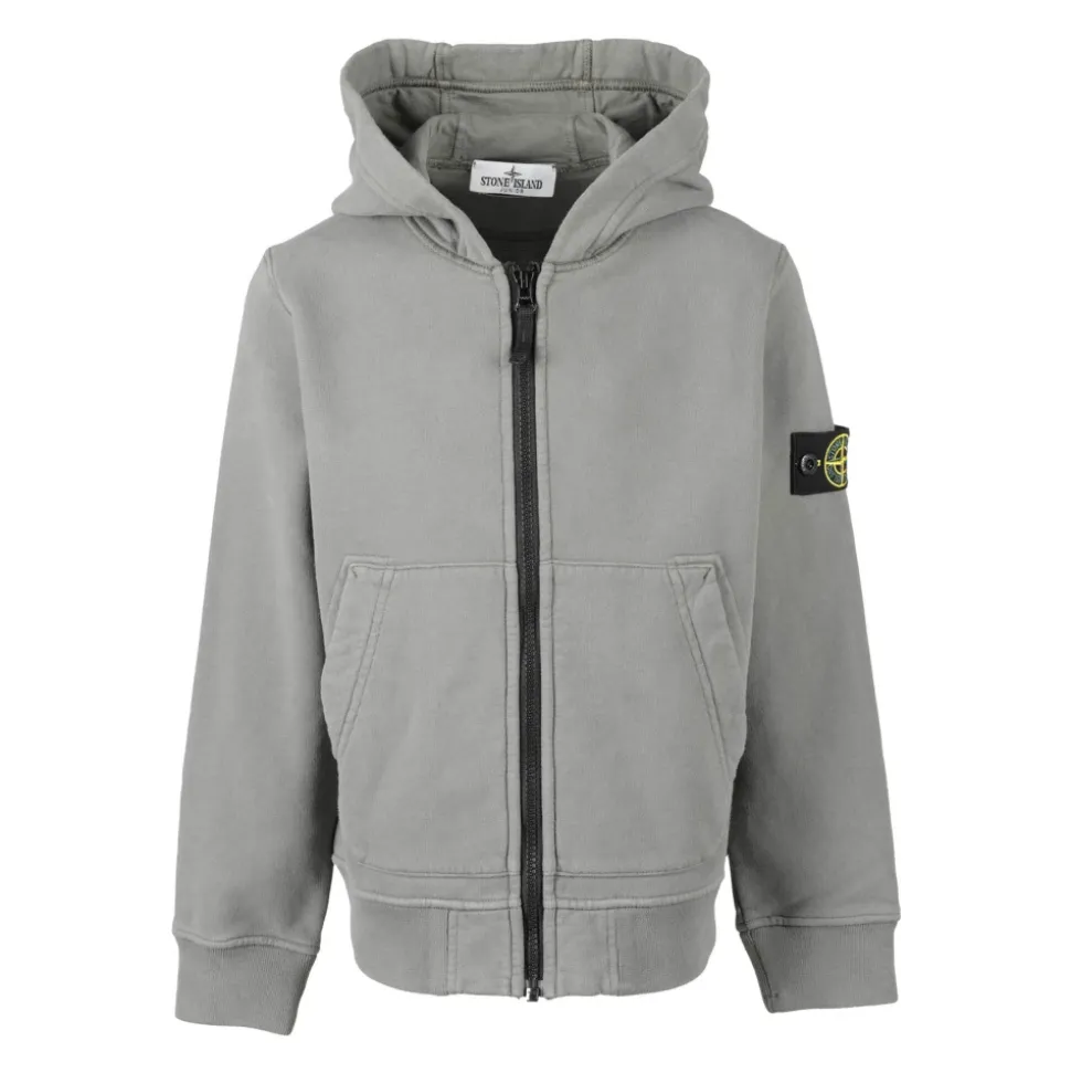 Compass-patch Zip Hoodie