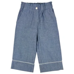 Cotton Chambray Trousers