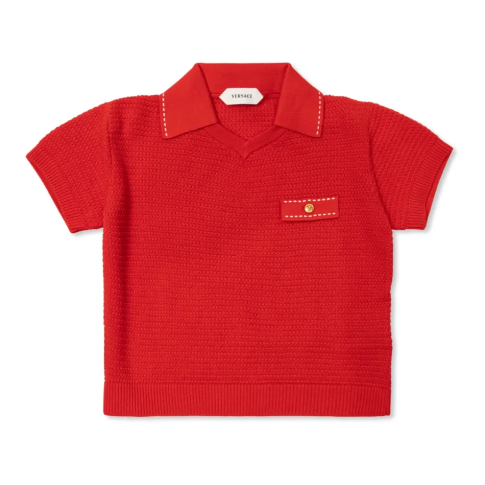 Cotton Knit Polo
